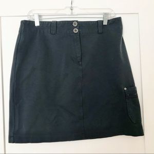 Title Nine Strectch Skirt Activewear Blue Sz 12 18” Length